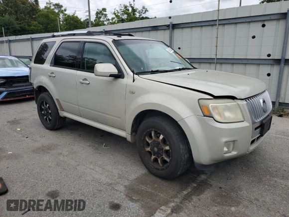 2009 Mercury Mariner Premier with VIN 4M2CU87GX9KJ20726, listed as a Copart auction lot 58690305 with 174,698 mi miles and Salvage title. Bid and sale history available at DreamBid. Image 4.
