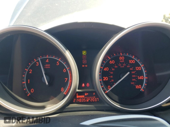 2010 Mazda 3 S Sport with VIN JM1BL1H67A1254542, listed as a Copart auction lot 55665465 with 214,835 mi miles and Salvage Title. Bid and sale history available at DreamBid. Image 9.