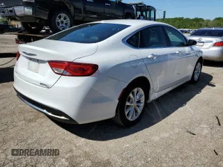 2015 Chrysler 200 C with VIN 1C3CCCCB2FN575185, listed as a Copart auction lot 48796904 with 51,752 mi miles and Salvage Title. Bid and sale history available at carsss.com. Image 3.