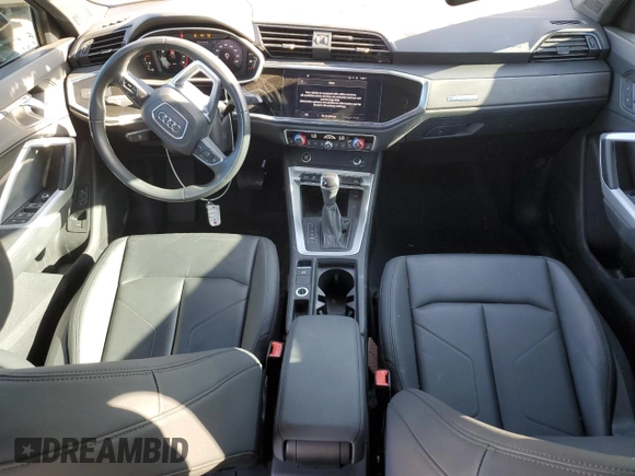 2022 Audi Q3 Premium with VIN WA1AUCF38N1023856, listed as a Copart auction lot 54484245 with 36,161 mi miles and Salvage Title. Bid and sale history available at DreamBid. Image 8.
