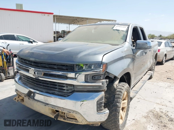 2020 Chevrolet Silverado 1500 LT with VIN 1GCRYDED8LZ340970, listed as a IAAI auction lot 41912514 with 1 mi miles. Bid and sale history available at carsss.com. Image 6.