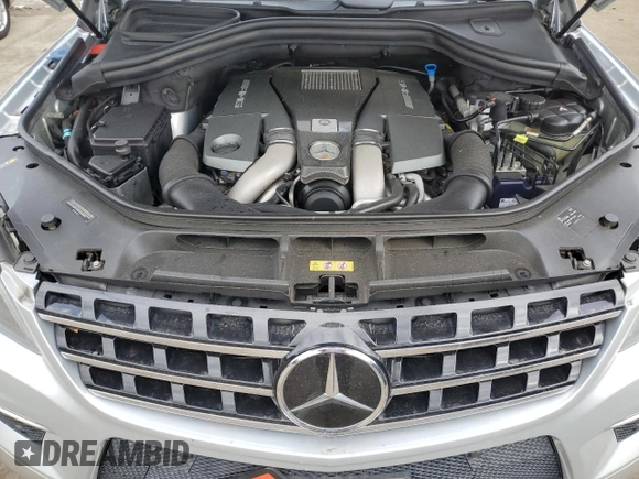 2013 Mercedes-Benz M ML 63 AMG with VIN 4JGDA7EB0DA153930, listed as a Copart auction lot 72535344 with 129,030 mi miles and Salvage Title. Bid and sale history available at carsss.com. Image 12.