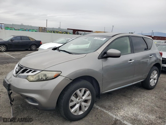 2012 Nissan Murano SL with VIN JN8AZ1MU0CW114910, listed as a Copart auction lot 81623884 with 101,846 mi miles and Salvage Title. Bid and sale history available at carsss.com. Image 1.
