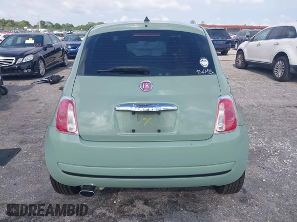2013 FIAT 500 Pop with VIN 3C3CFFAR9DT743541, listed as a IAAI auction lot 41977160 with 141,393 mi miles. Bid and sale history available at carsss.com. Image 16.