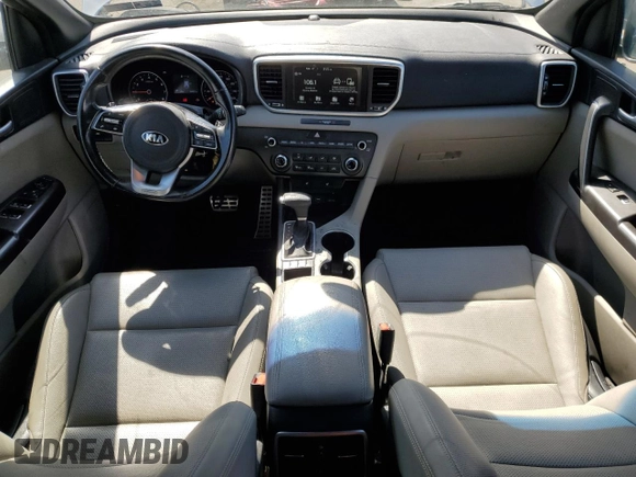 2020 Kia Sportage S with VIN KNDP6CAC2L7667123, listed as a Copart auction lot 53616185 with 42,431 mi miles and Salvage Title. Bid and sale history available at carsss.com. Image 8.