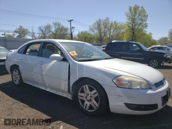2010 Chevrolet Impala LT with VIN 2G1WB5EN4A1187912, listed as a Copart auction lot 54851045 with 126,234 mi miles and Salvage Title. Bid and sale history available at DreamBid. Image 4.