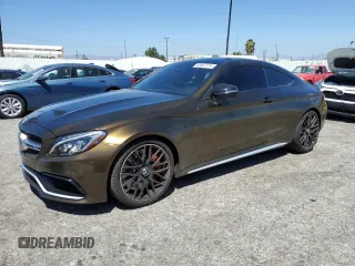 2017 Mercedes-Benz C 63 S AMG with VIN WDDWJ8HBXHF503674, listed as a Copart auction lot 68567474 with 45,088 mi miles and Clean Title. Bid and sale history available at carsss.com. Image 1.