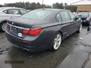 2015 BMW 7 Series 740Li xDrive with VIN WBAYF4C51FGS99169, listed as a Copart auction lot 37415003 with 82,826 mi miles. Bid and sale history available at carsss.com. Image 3.