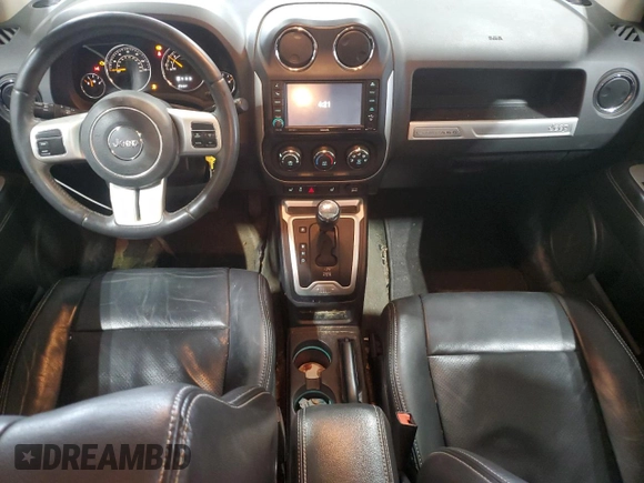 2017 Jeep Compass High Altitude with VIN 1C4NJDEB2HD193230, listed as a Copart auction lot 51601895 with 129,169 mi miles and Salvage Title. Bid and sale history available at carsss.com. Image 8.