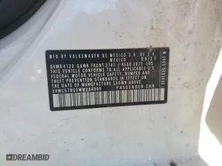 2021 Volkswagen Jetta S with VIN 3VWC57BU5MM084968, listed as a Copart auction lot 45711905 with 80,754 mi miles and Salvage Title. Bid and sale history available at carsss.com. Image 12.