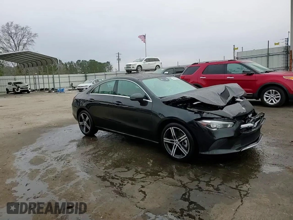 2020 Mercedes-Benz CLA 250 with VIN WDD5J4GB1LN021938, listed as a Copart auction lot 44419995 with 95,021 mi miles and Salvage Title. Bid and sale history available at DreamBid. Image 14.