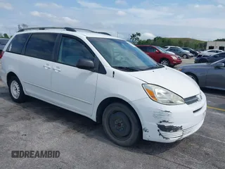 2005 Toyota Sienna CE with VIN 5TDZA23C35S235874, listed as a IAAI auction lot 42257465 with 199,764 mi miles and . Bid and sale history available at DreamBid. Image 1.