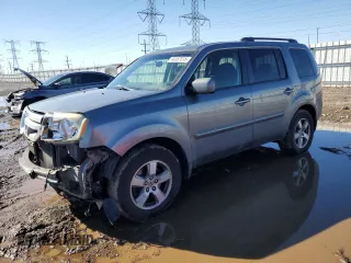 2009 Honda Pilot EX with VIN 5FNYF48489B010130, listed as a Copart auction lot 46367015 with 183,742 mi miles and Salvage Title. Bid and sale history available at carsss.com. Image 1.