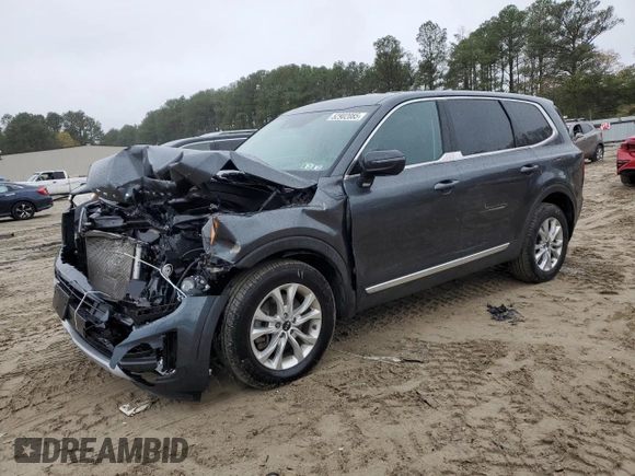 2021 Kia Telluride LX with VIN 5XYP24HC5MG188397, listed as a Copart auction lot 52902085 with 40,383 mi miles and Salvage title. Bid and sale history available at DreamBid. Image 1.