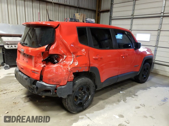 2020 Jeep Renegade Sport z VIN ZACNJBAB2LPK96116, wystawiony jako Copart lot #37249614 z przebiegiem 73 424 mil mil oraz Szkoda całkowita • Salvage title. Historia ofert i sprzedaży dostępna na DreamBid. Obrazek 3.