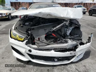 2021 BMW 8 Series M850i with VIN WBAGV8C04MCF56486, listed as a Copart auction lot 55991015 with 60,249 mi miles and Salvage title. Bid and sale history available at DreamBid. Image 5.