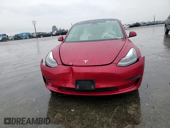 2021 Tesla Model 3 Standard Range Plus with VIN 5YJ3E1EA9MF870214, listed as a Copart auction lot 47702535 with 46,486 mi miles and Salvage Title. Bid and sale history available at DreamBid. Image 11.