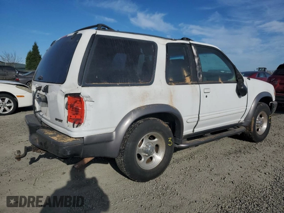 1999 Ford Explorer Sport with VIN 1FMYU24X7XUC50909, listed as a Copart auction lot 50254305 with 83,605 mi miles and Salvage title. Bid and sale history available at DreamBid. Image 3.