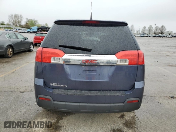 2013 GMC Terrain SLE with VIN 2GKALMEK7D6142568, listed as a Copart auction lot 51605435 with 107,536 mi miles and Salvage Title. Bid and sale history available at DreamBid. Image 6.