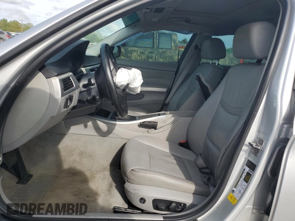 2011 BMW 3 Series 328i with VIN WBAPH7G52BNN02593, listed as a Copart auction lot 51346505 with Not provided miles and Salvage title. Bid and sale history available at DreamBid. Image 7.
