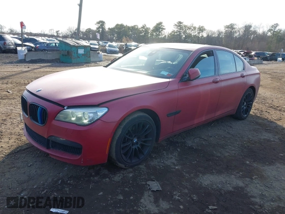 2014 BMW 7 Series 750i xDrive with VIN WBAYB6C55ED224496, listed as a IAAI auction lot 41471012 with 131,851 mi miles. Bid and sale history available at carsss.com. Image 2.