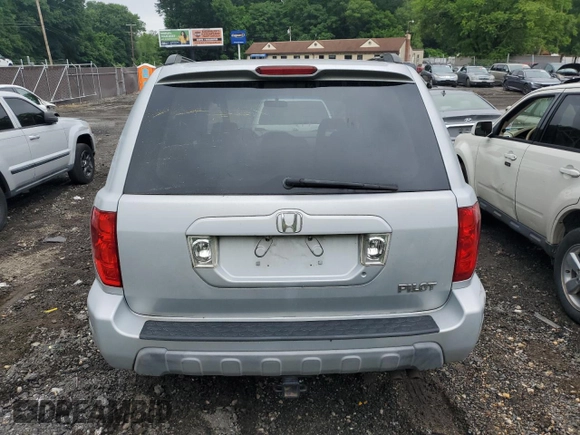 2003 Honda Pilot EX z VIN 2HKYF18763H581343, wystawiony jako Copart lot #60804525 z przebiegiem 236 636 mil mil oraz Szkoda całkowita • Salvage title. Historia ofert i sprzedaży dostępna na DreamBid. Obrazek 6.