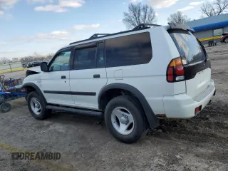 2000 Mitsubishi Montero Sport LS with VIN JA4MT31H1YP027476, listed as a Copart auction lot 48561035 with 337,587 mi miles and Salvage Title. Bid and sale history available at carsss.com. Image 2.