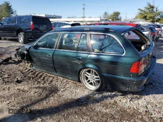 2001 BMW 5 Series 525iT with VIN WBADS33431GD50002, listed as a Copart auction lot 86652624 with 0 mi miles and Salvage Title. Bid and sale history available at carsss.com. Image 2.