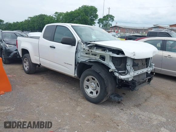 2021 Chevrolet Colorado 2WD Work Truck z VIN 1GCHSBEA6M1105491, wystawiony jako IAAI lot #42273668 z przebiegiem 43 024 mil mil oraz . Historia ofert i sprzedaży dostępna na DreamBid. Obrazek 1.