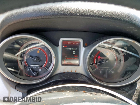 2017 Dodge Journey SXT with VIN 3C4PDCBB3HT534837, listed as a Copart auction lot 57795885 with 58,301 mi miles and Salvage title. Bid and sale history available at DreamBid. Image 9.