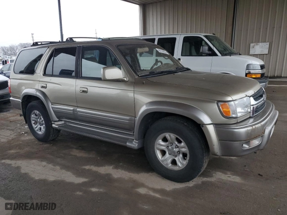 2001 Toyota 4Runner Limited with VIN JT3HN87R419044916, listed as a Copart auction lot 86339854 with 192,542 mi miles and Clean Title. Bid and sale history available at carsss.com. Image 4.