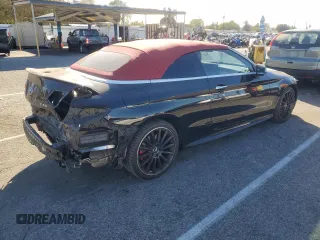 2020 Mercedes-Benz C with VIN W1KWK6EB9LF995290, listed as a Copart auction lot 88809885 with 55,173 mi miles and Salvage Title. Bid and sale history available at DreamBid. Image 3.
