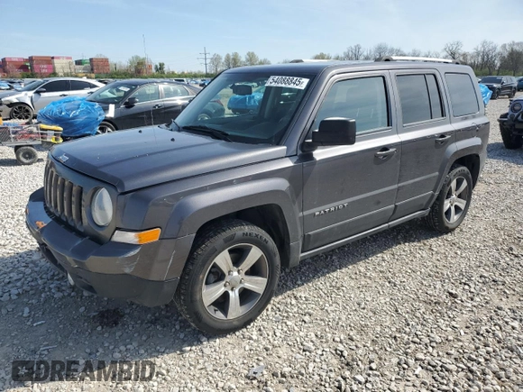 2017 Jeep Patriot High Altitude with VIN 1C4NJPFA3HD187640, listed as a Copart auction lot 54088845 with 63,792 mi miles and Salvage title. Bid and sale history available at DreamBid. Image 1.