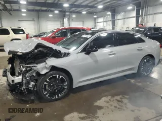 2022 Kia K5 GT-Line with VIN 5XXG64J28NG117111, listed as a Copart auction lot 87694545 with 37,406 mi miles and Salvage Title. Bid and sale history available at carsss.com. Image 1.