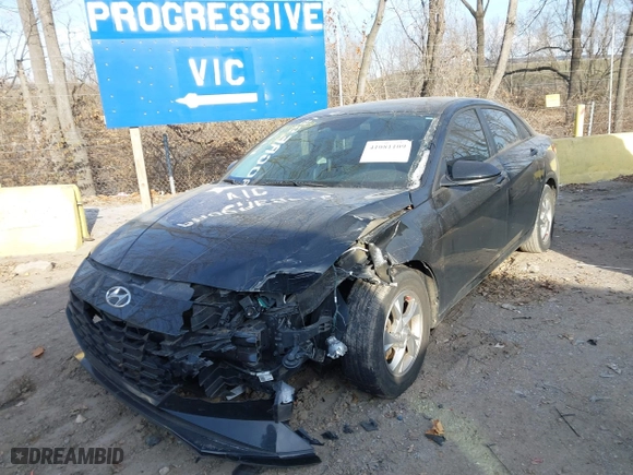 2021 Hyundai Elantra SE with VIN 5NPLL4AG8MH025566, listed as a IAAI auction lot 41081109 with 75,023 mi miles. Bid and sale history available at carsss.com. Image 17.