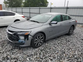 2024 Chevrolet Malibu RS with VIN 1G1ZG5ST5RF192980, listed as a Copart auction lot 50944985 with 13,962 mi miles and Salvage Title. Bid and sale history available at carsss.com. Image 1.