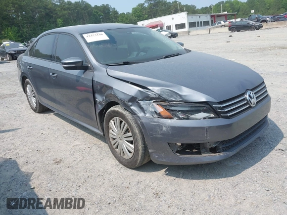 2014 Volkswagen Passat Wolfsburg Edition with VIN 1VWAS7A32EC070490, listed as a IAAI auction lot 42373146 with 53,706 mi miles and . Bid and sale history available at DreamBid. Image 1.