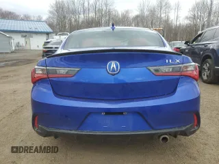 2022 Acura ILX w/Premium/A-Spec Package with VIN 19UDE2F84NA002607, listed as a Copart auction lot 52875145 with 107,612 mi miles and Clean Title. Bid and sale history available at carsss.com. Image 6.