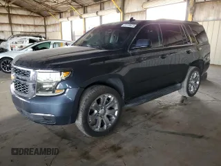 2019 Chevrolet Tahoe LS with VIN 1GNSCAKC3KR188693, listed as a Copart auction lot 51170875 with 99,161 mi miles and Salvage title. Bid and sale history available at DreamBid. Image 1.