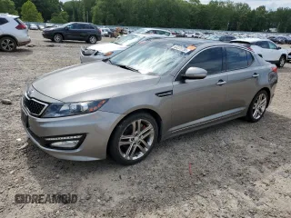 2013 Kia Optima SX with VIN 5XXGR4A6XDG136042, listed as a Copart auction lot 63220755 with 80,709 mi miles and Salvage title. Bid and sale history available at DreamBid. Image 1.