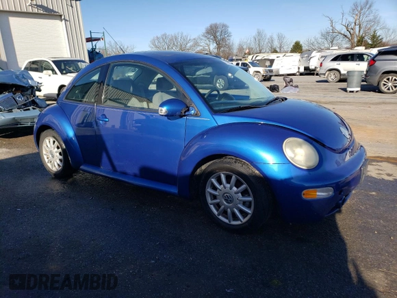 2004 Volkswagen New Beetle Coupe GLS with VIN 3VWCK31C84M416945, listed as a Copart auction lot 82093044 with 110,090 mi miles and Salvage Title. Bid and sale history available at carsss.com. Image 4.