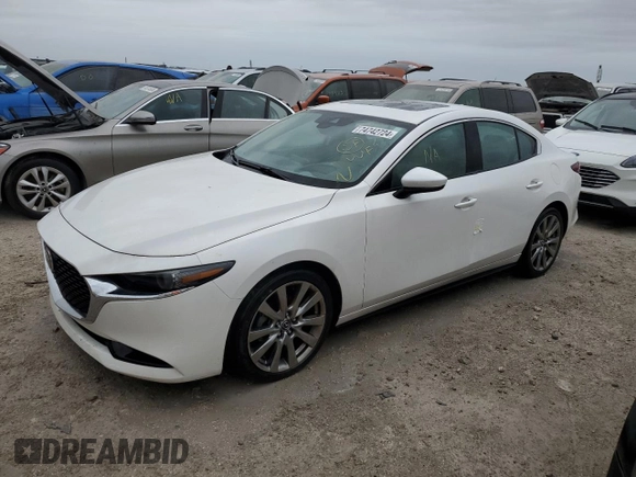 2020 Mazda 3 Premium with VIN 3MZBPAEM1LM134259, listed as a Copart auction lot 74742724 with Not provided miles and Non repairable. Bid and sale history available at DreamBid. Image 1.