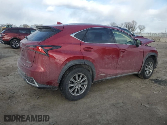 2021 Lexus NX with VIN JTJDJRDZ8M5015444, listed as a Copart auction lot 89261605 with 63,527 mi miles and Salvage Title. Bid and sale history available at carsss.com. Image 3.