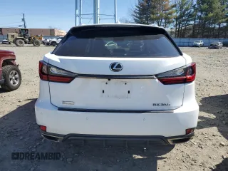 2022 Lexus RX with VIN 2T2SZMDA7NC324175, listed as a Copart auction lot 49082095 with 90,511 mi miles and Salvage Title. Bid and sale history available at carsss.com. Image 6.
