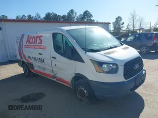 2017 Ford Transit Cargo with VIN 1FTYR2ZM2HKA66625, listed as a IAAI auction lot 39471466 with 125,200 mi miles. Bid and sale history available at carsss.com. Image 1.