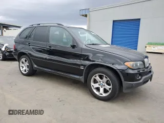2006 BMW X5 3.0i with VIN 5UXFA13596LY26193, listed as a Copart auction lot 81939334 with 192,918 mi miles and Salvage Title. Bid and sale history available at carsss.com. Image 4.