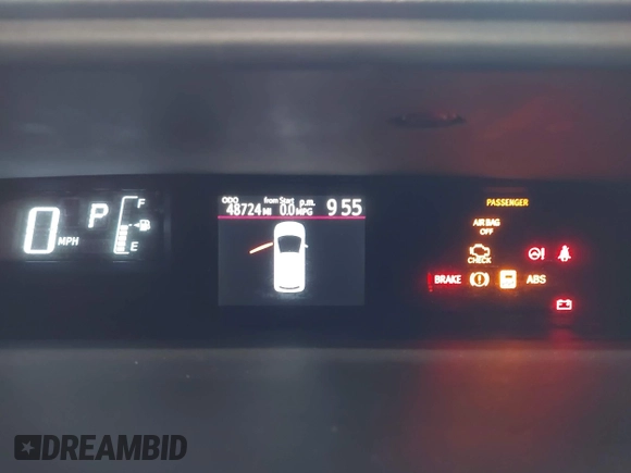 2016 Toyota Prius One with VIN JTDKDTB31G1125051, listed as a IAAI auction lot 42041920 with 48,724 mi miles and . Bid and sale history available at DreamBid. Image 7.