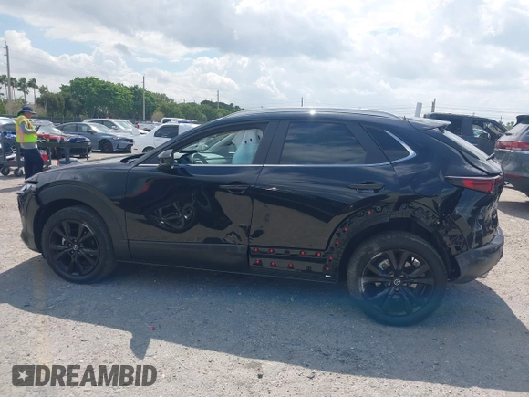 2025 Mazda CX-30 2.5 S Select Sport with VIN 3MVDMBBMXSM783828, listed as a IAAI auction lot 41731998 with 3,393 mi miles. Bid and sale history available at carsss.com. Image 14.