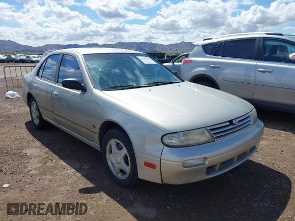 1997 Nissan Altima XE with VIN 1N4BU31D7VC254106, listed as a IAAI auction lot 41787644 with 145,106 mi miles. Bid and sale history available at carsss.com. Image 1.