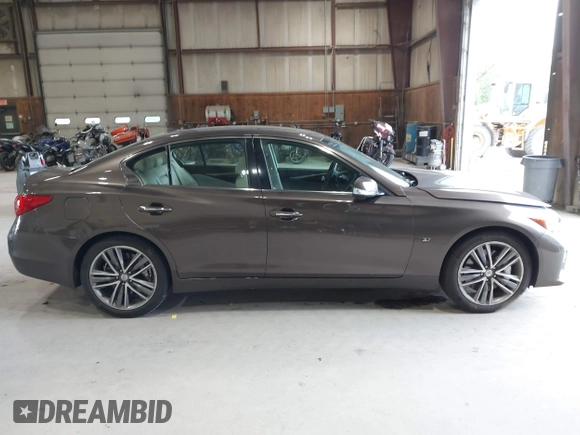 2014 Infiniti Q50 Sport with VIN JN1BV7AR5EM694526, listed as a IAAI auction lot 42782010 with 145,152 mi miles and . Bid and sale history available at DreamBid. Image 13.